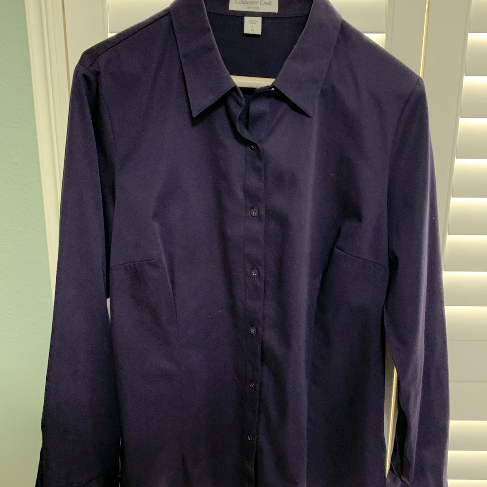 Coldwater Creek No Iron Shirt